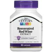 Resveratrol Red Wine 90 Pills - 21st Century Bottle - Lebanon Supplements
