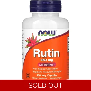 Rutin 450mg 100 Pills - NOW Bottle - Lebanon Supplements