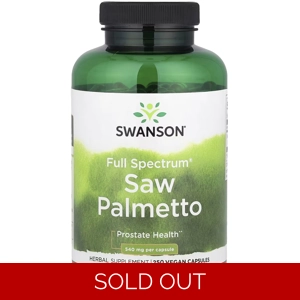 Saw Palmetto 540mg 250' - Swanson