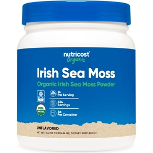 Sea Moss Powder 1000mg 454' - Nutricost