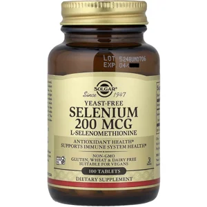 Selenium 200mcg 100' - Solgar (Selenomethionine)