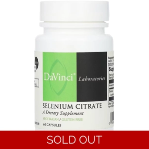 Selenium Citrate 200mcg 60' - DaVinci