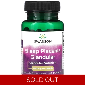 Sheep Placenta 400mg 60' - Swanson