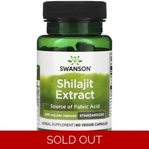 Shilajit 400mg 60' - Swanson