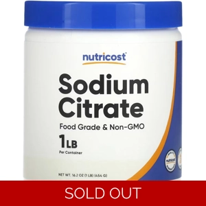 Sodium Citrate Powder 184' - Nutricost
