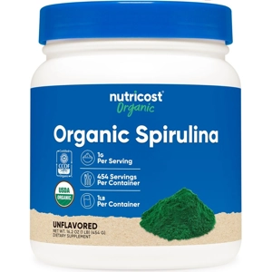 Spirulina Powder 1000mg 454' - Nutricost