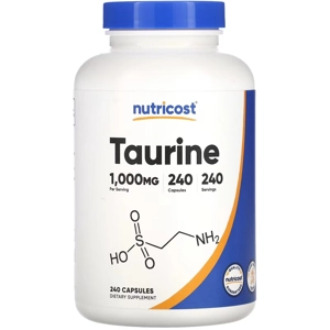 Taurine 1000mg 240' - Nutricost