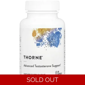 Testosterone Support 60 pills - Thorne (Ashwagandha + Shilajit + Zinc) Bottle - Lebanon Supplements