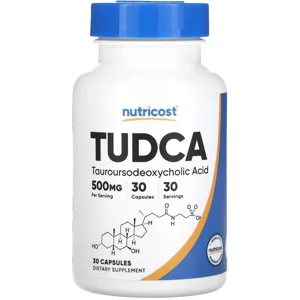 Tudca 500mg 30 Pills - Nutricost Bottle - Lebanon Supplements