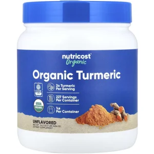 Turmeric Powder 2000mg 227 Servings - Nutricost Bottle - Lebanon Supplements