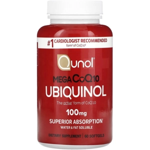 Ubiquinol 100mg 60' - Qunol (CoQ10)