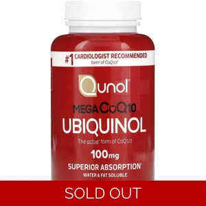 Ubiquinol 100mg 60' - Qunol (CoQ10)