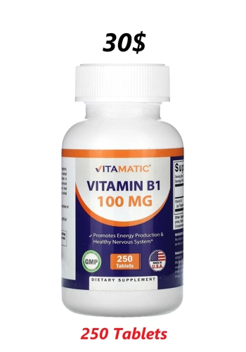 Vitamin B1 100mg 250' - Vitamatic