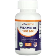 Vitamin B6 100mg 250' - Vitamatic