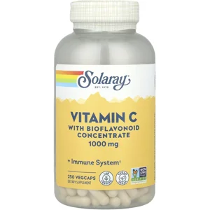 Vitamin C 1000mg 250 pills - Solaray Bottle - Lebanon Supplements