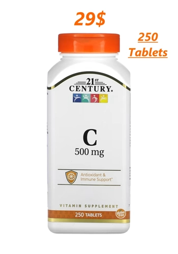 Vitamin C 500mg 250' - 21st Century