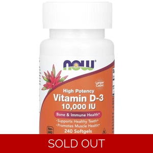 Vitamin D 10,000IU 240' - NOW