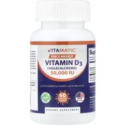 Vitamin D3 50,000IU 60 Pills - Vitamatic Bottle - Lebanon Supplements