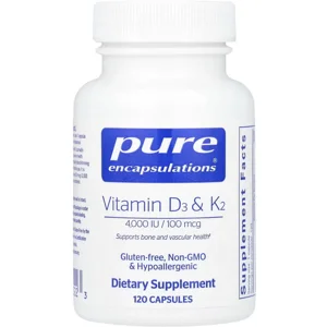 Vitamin D3 & K2 120 pills - Pure Encapsulations Bottle - Lebanon Supplements