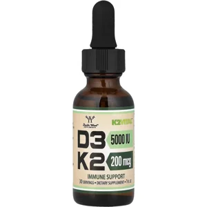 Vitamin D3 & K2 30 pills - Double Wood Bottle - Lebanon Supplements