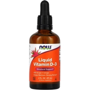 Vitamin D Liquid 400IU 527' - NOW
