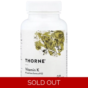 Vitamin K 60' - Thorne (K1+K2)