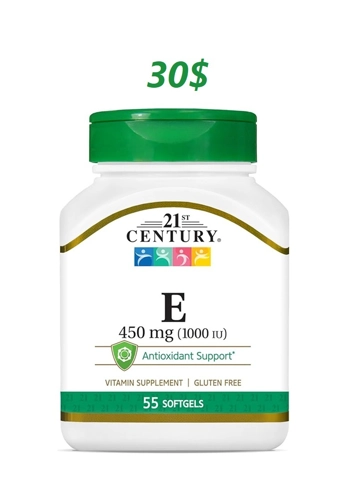 Vitamin E 1000IU 55' - 21st Century