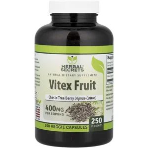 Vitex 400mg 250 pills - Herbal Secrets (Chasteberry) Bottle - Lebanon Supplements