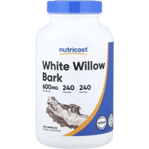 White Willow Bark 600mg 240' - Nutricost