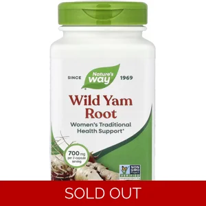Wild Yam 700mg 180 pills - Nature pillss Way (700mg Per 2 Capsules) Bottle - Lebanon Supplements