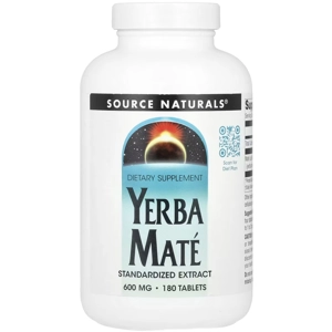 Yerba Mate 600mg 180' - Source Naturals