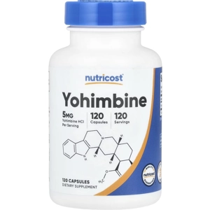 Yohimbine 5mg 120' - Nutricost