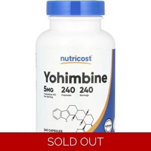 Yohimbine 5mg 240' - Nutricost