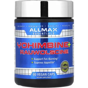 Yohimbine + Rauwolscine 60 pills - Allmax (HCL + alpha) Bottle - Lebanon Supplements