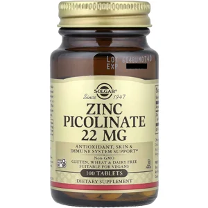 Zinc Picolinate 22mg 100' - Solgar