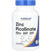 Zinc Picolinate 50mg 240' - Nutricost