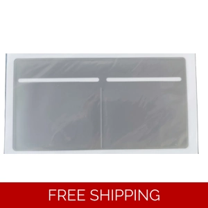 Silver Irish Tax Insurance Disc Holder 2 Pocket Self-adhesive