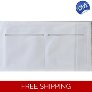 WHITE - Irish Tax Insurance Disc Holder 2 Pocket