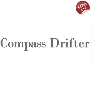 2 x COMPASS DRIFTER Vinyl Decal 12