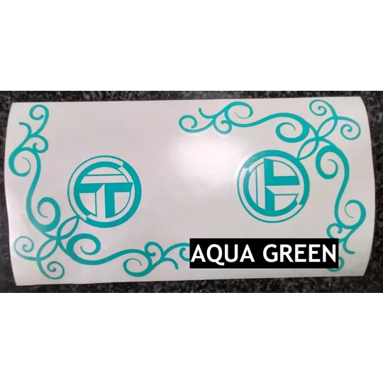 ~2 x Autohomes Avalon Vinyl Decal 16 Colors D2