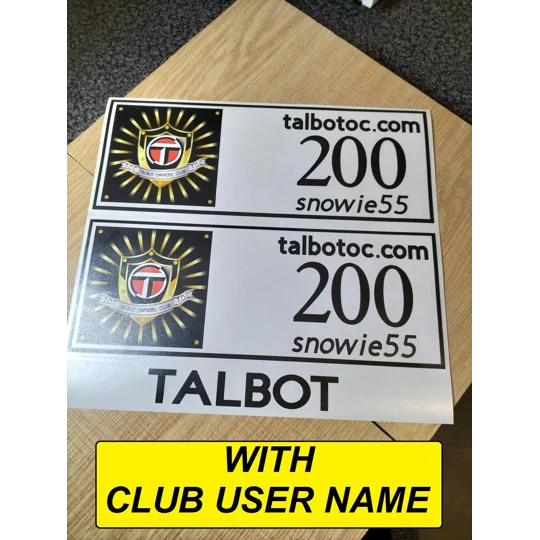 ~With Border 2 NEW, Vinyl Decal Members Numbers