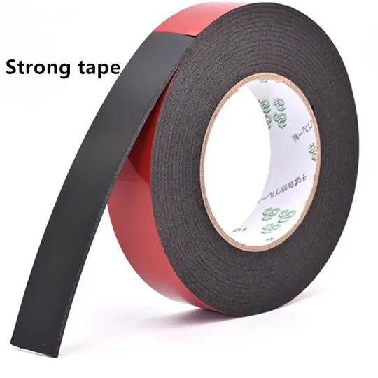 ~1pc 10mtr Super Strong Double Sided Adhesive Foam Tape, Mounting Fixing Pad Sticky Tape