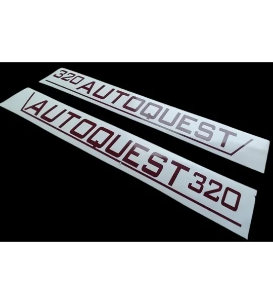 ~Autoquest 320 Decal Sticker 23in Many Colors