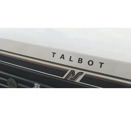 ~2 x TALBOT Bonnet Decal with Spaced Lettering