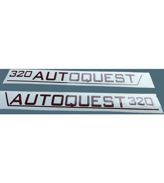 ~Autoquest 320 Decal Sticker 23in Many Colors