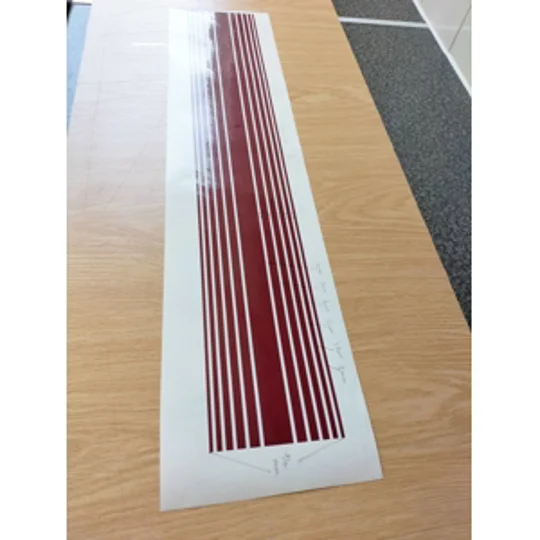 4ft Length Design " B " Motorhome Camper Decal Stripes