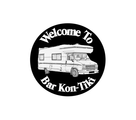 Talbot Welcome to bar Kontiki Bumper Sticker