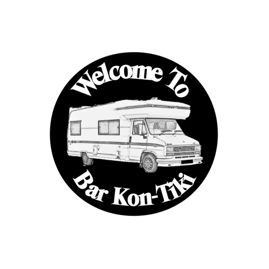 Talbot Welcome to bar Kontiki Bumper Sticker