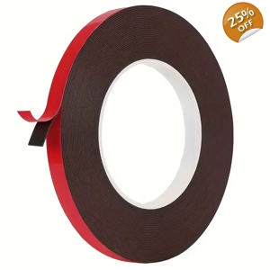 #1pc 10mtr Super Strong Double Sided Adhesive Foam Tape, Mounting Fixing Pad Sticky Tape