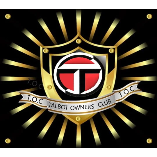 External Exclusive Talbot Express Owners Club Logo Stickers,